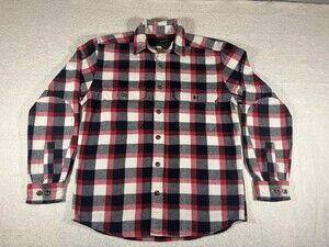 Woolrich Men's Vintage Button Down Flannel Shirt Size Medium